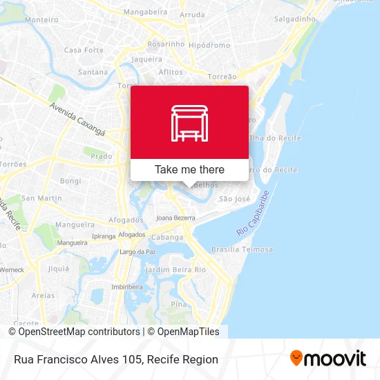 Rua Francisco Alves 105 map