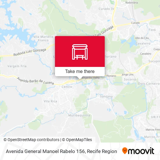Avenida General Manoel Rabelo 156 map