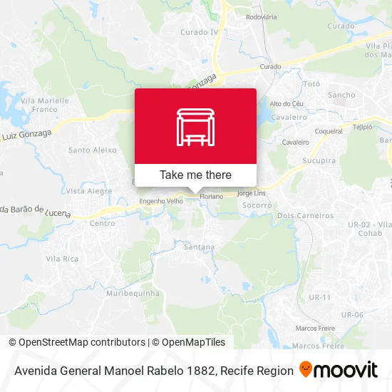 Avenida General Manoel Rabelo 1882 map