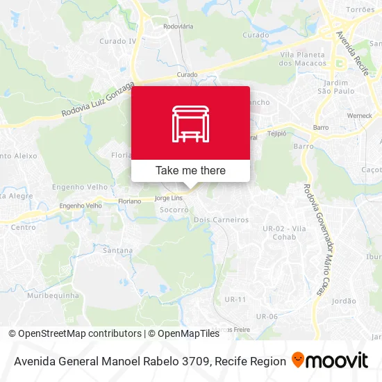 Avenida General Manoel Rabelo 3709 map