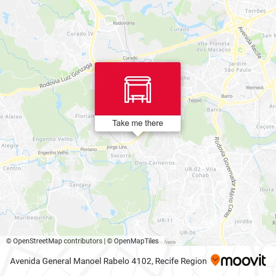 Avenida General Manoel Rabelo 4102 map