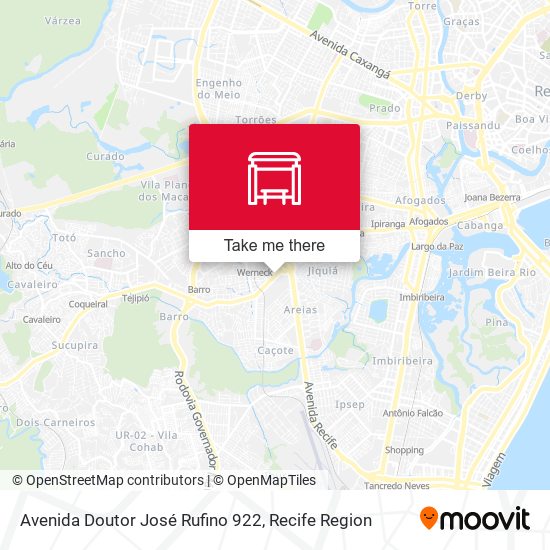 Avenida Doutor José Rufino 922 map