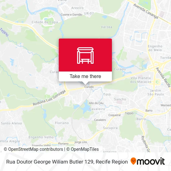 Rua Doutor George Wiliam Butler 129 map