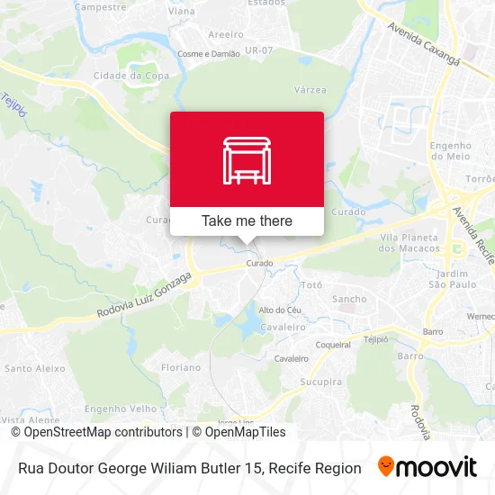 Rua Doutor George Wiliam Butler 15 map