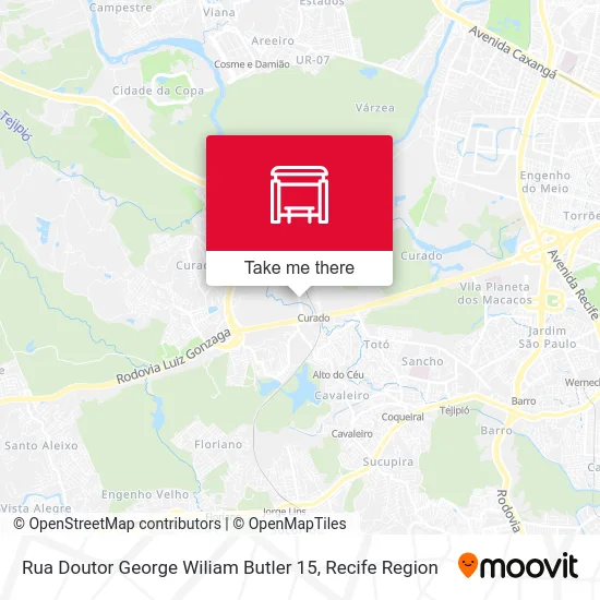 Rua Doutor George Wiliam Butler 15 map