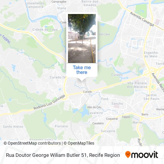 Rua Doutor George Wiliam Butler 51 map