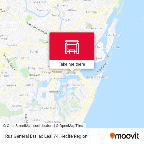 Rua General Estilac Leal 74 map