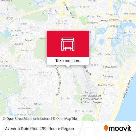 Avenida Dois Rios 299 map