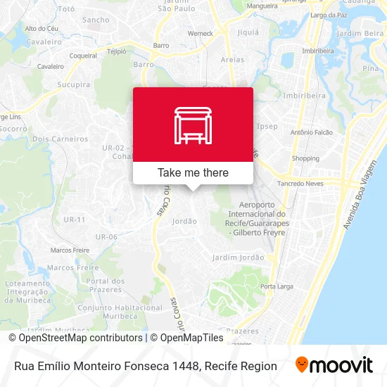 Rua Emílio Monteiro Fonseca 1448 map