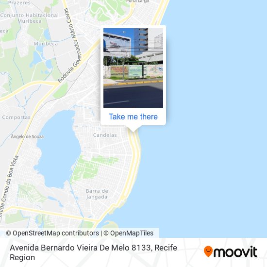 Mapa Avenida Bernardo Vieira De Melo 8133