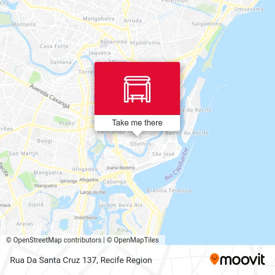 Rua Da Santa Cruz 137 map