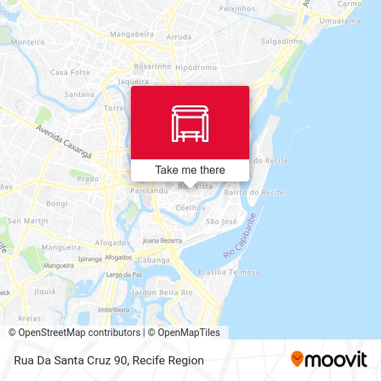 Rua Da Santa Cruz 90 map