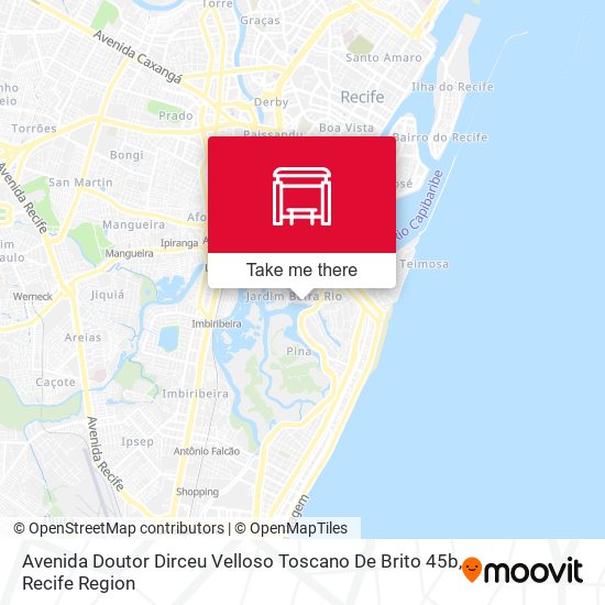 Avenida Doutor Dirceu Velloso Toscano De Brito 45b map