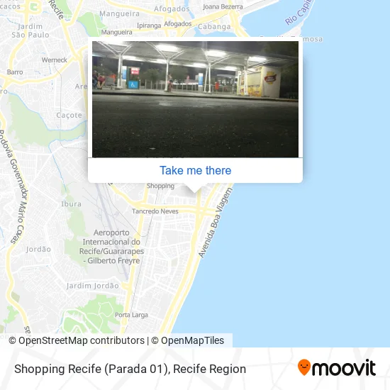Shopping Recife (Parada 01) map
