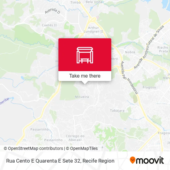 Rua Cento E Quarenta E Sete 32 map