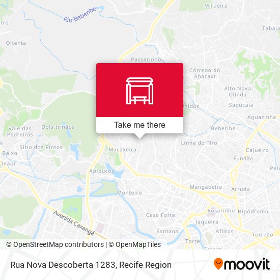 Rua Nova Descoberta 1283 map