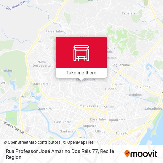 Rua Professor José Amarino Dos Réis 77 map
