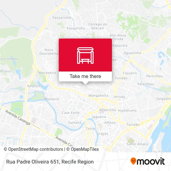 Rua Padre Oliveira 651 map