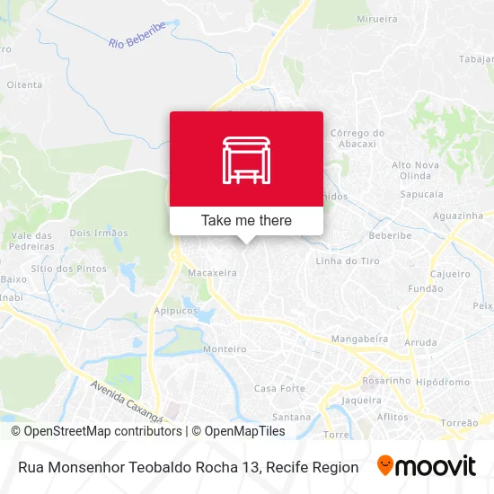 Rua Monsenhor Teobaldo Rocha 13 map