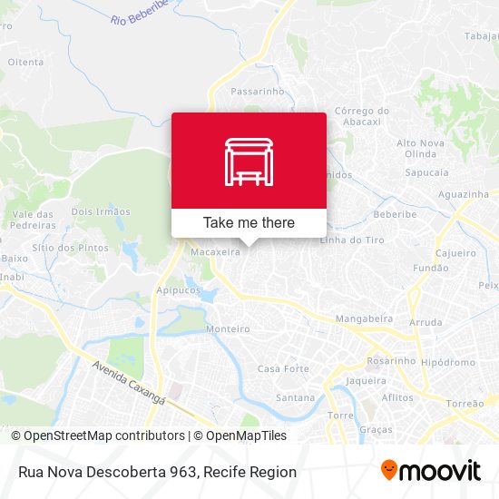 Rua Nova Descoberta 963 map
