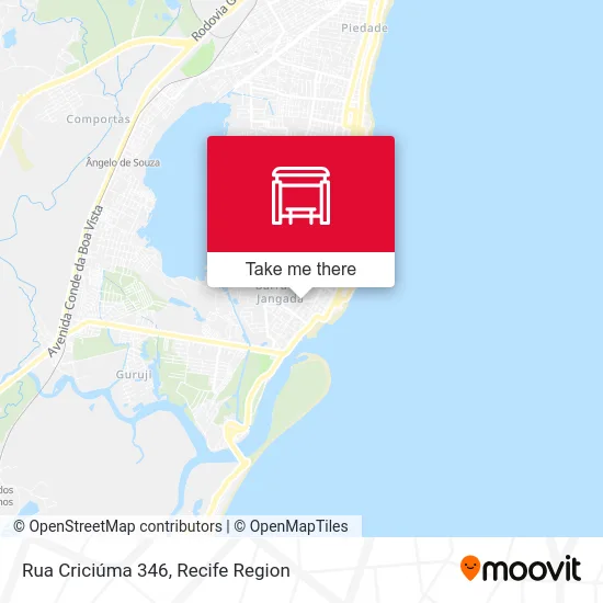 Rua Criciúma 346 map