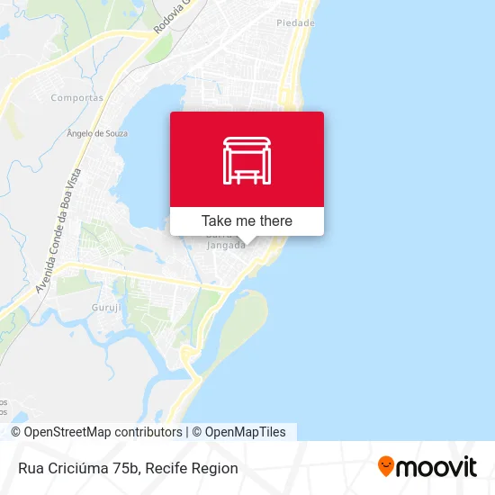 Rua Criciúma 75b map
