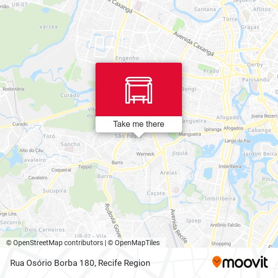 Rua Osório Borba 180 map