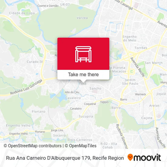 Rua Ana Carneiro D'Albuquerque 179 map
