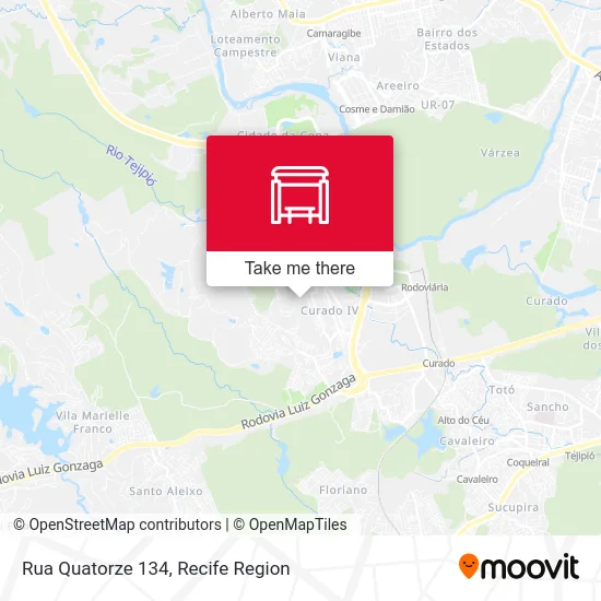 Rua Quatorze 134 map