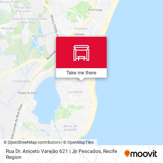Rua Dr. Aniceto Varejão 621 | Jjr Pescados map