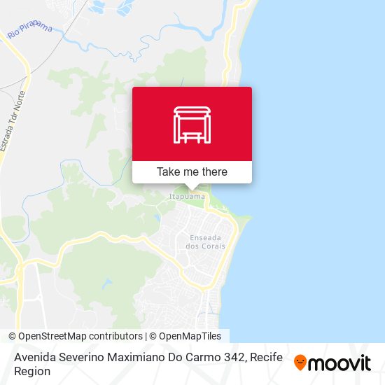 Avenida Severino Maximiano Do Carmo 342 map