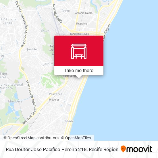 Rua Doutor José Pacífico Pereira 218 map