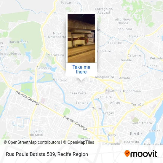 Rua Paula Batista 539 map
