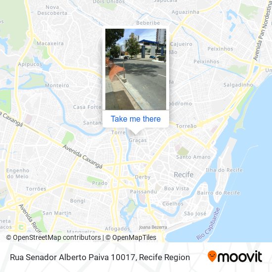 Mapa Rua Senador Alberto Paiva 10017