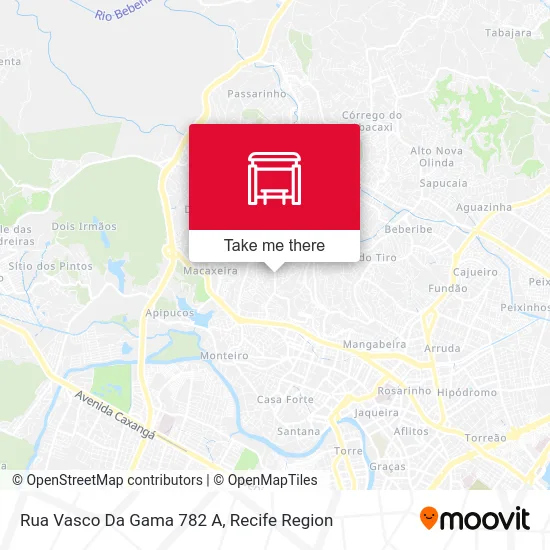 Rua Vasco Da Gama 782 A map