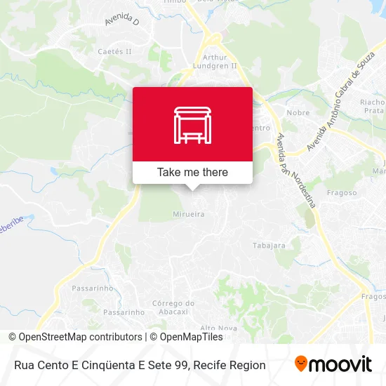 Rua Cento E Cinqüenta E Sete 99 map