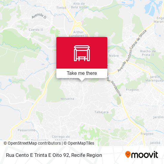 Rua Cento E Trinta E Oito 92 map