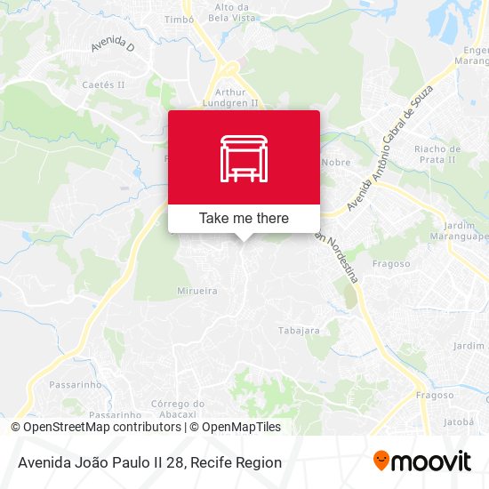 Avenida João Paulo II 28 map