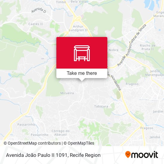 Avenida João Paulo II 1091 map