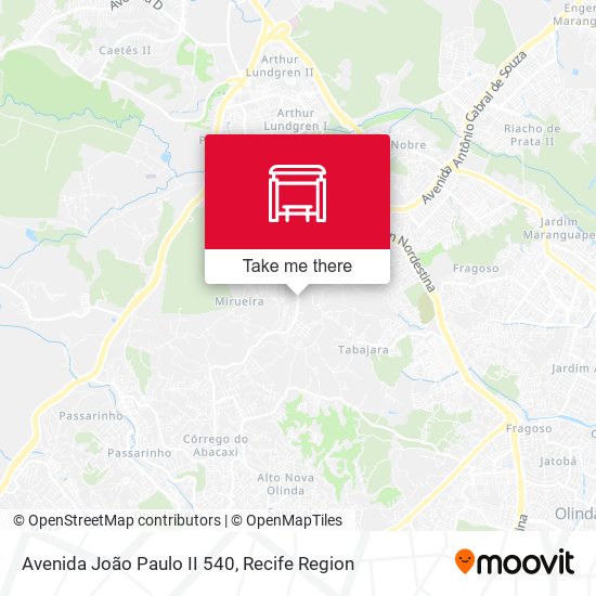 Avenida João Paulo II 540 map