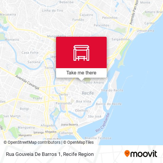 Mapa Rua Gouveia De Barros 1