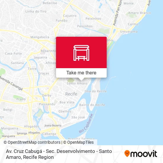 Av. Cruz Cabugá - Sec. Desenvolvimento - Santo Amaro map