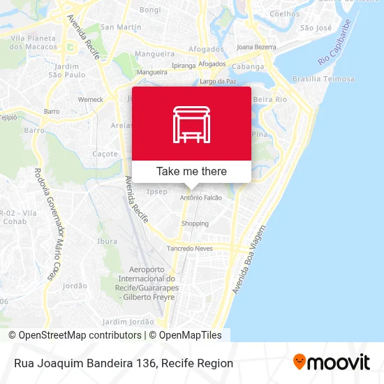 Rua Joaquim Bandeira 136 map