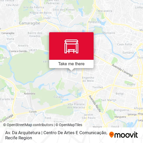 Av. Da Arquitetura | Centro De Artes E Comunicação map