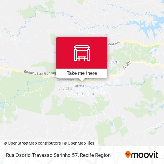 Rua Osorio Travasso Sarinho 57 map