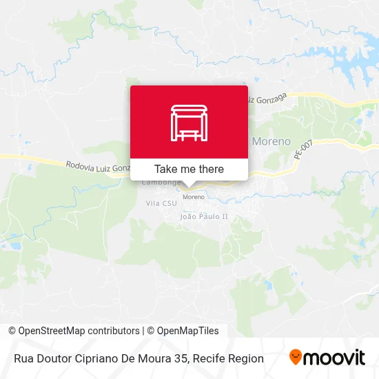 Rua Doutor Cipriano De Moura 35 map