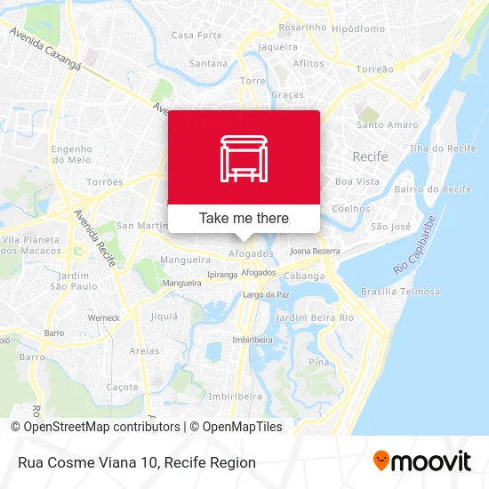 Rua Cosme Viana 10 map