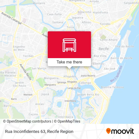 Rua Inconfidentes 63 map