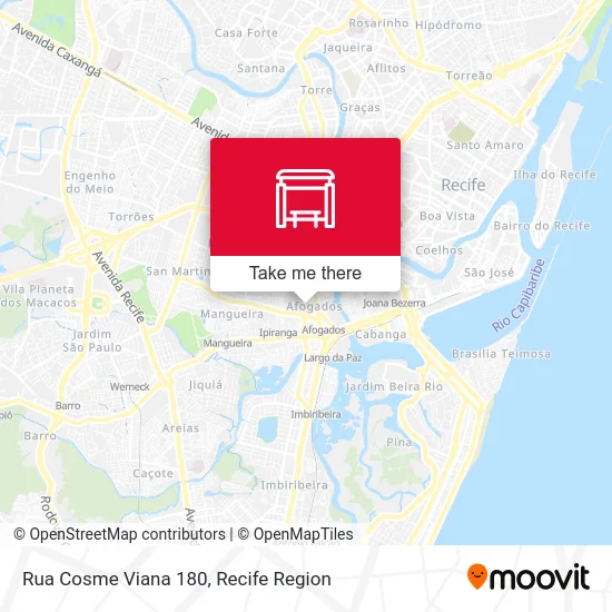 Rua Cosme Viana 180 map