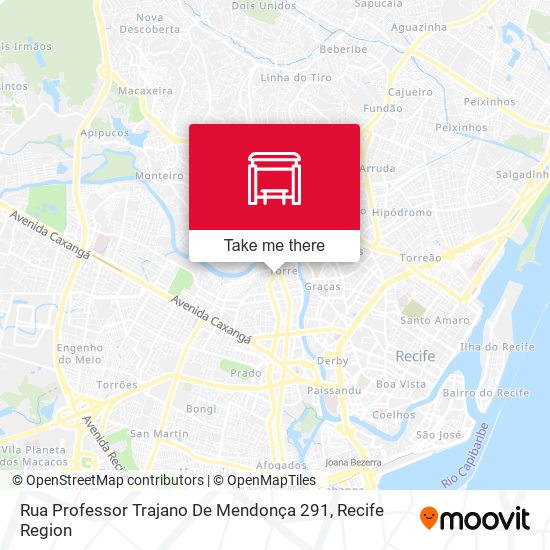 Mapa Rua Professor Trajano De Mendonça 291